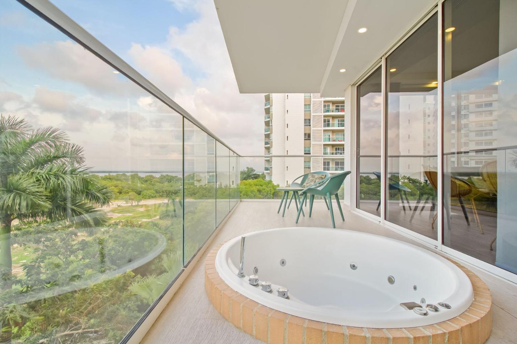 Martinique Cartagena - Apartamentos A Corta Caminata De Playa Azul Bagian luar foto